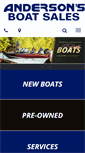 Mobile Screenshot of andersonsboatsales.com
